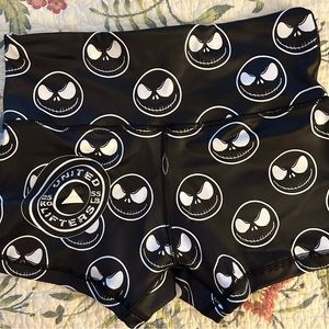 NWOT United lifters jack skellington shorts
